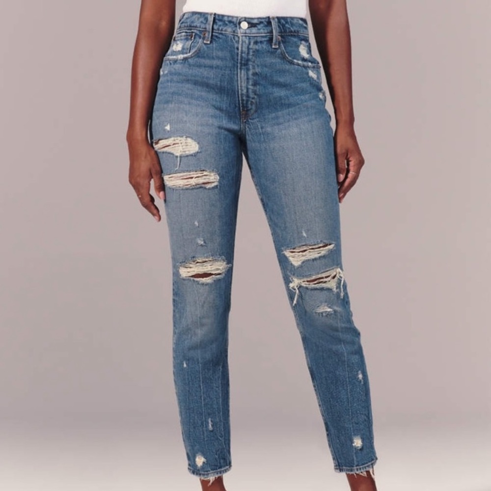 Curve love high rise mom jeans